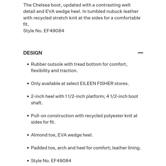 EILEEN FISHER Lilou Nubuck and Recycled Stretch Knit Bootie in Black Size 8.5 - Picture 8 of 8